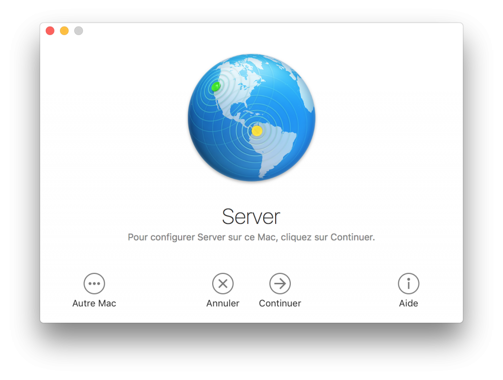 Installation de macOS Server