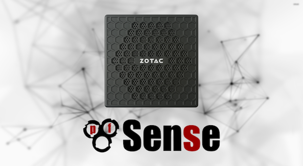 pfSense : Zotac ZBox CI323